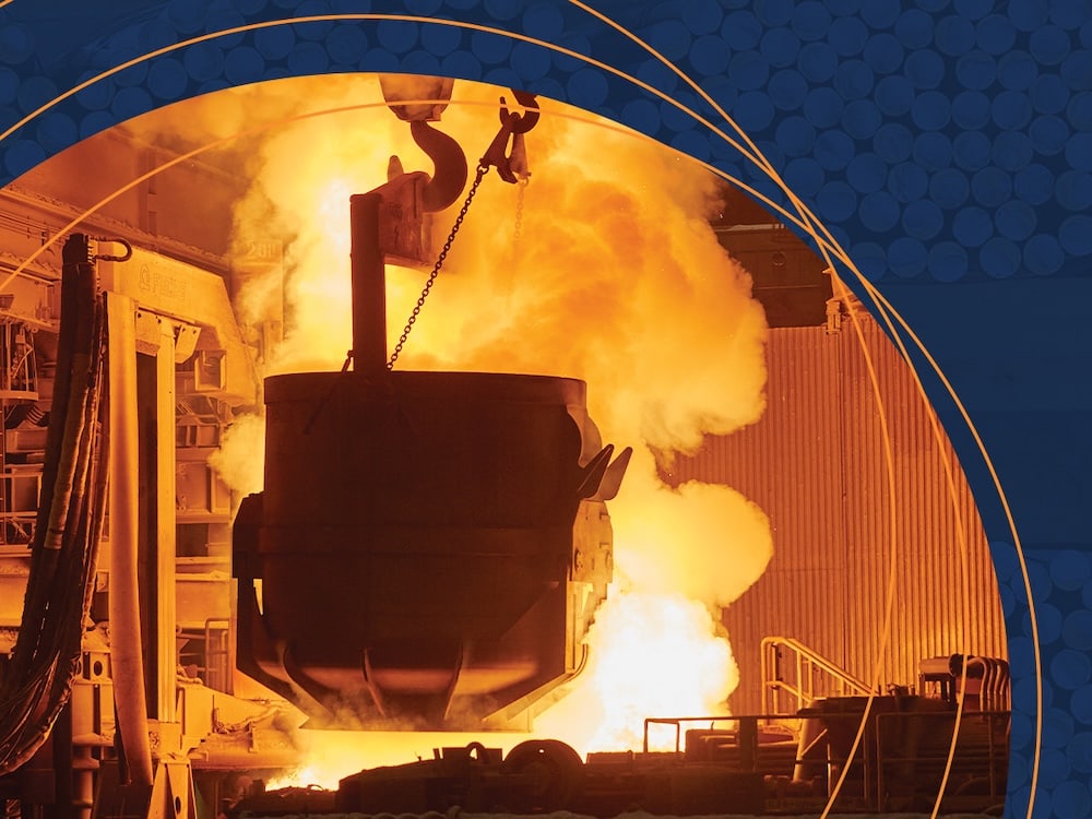 Modified steel chemistries inside Charter Steel plant