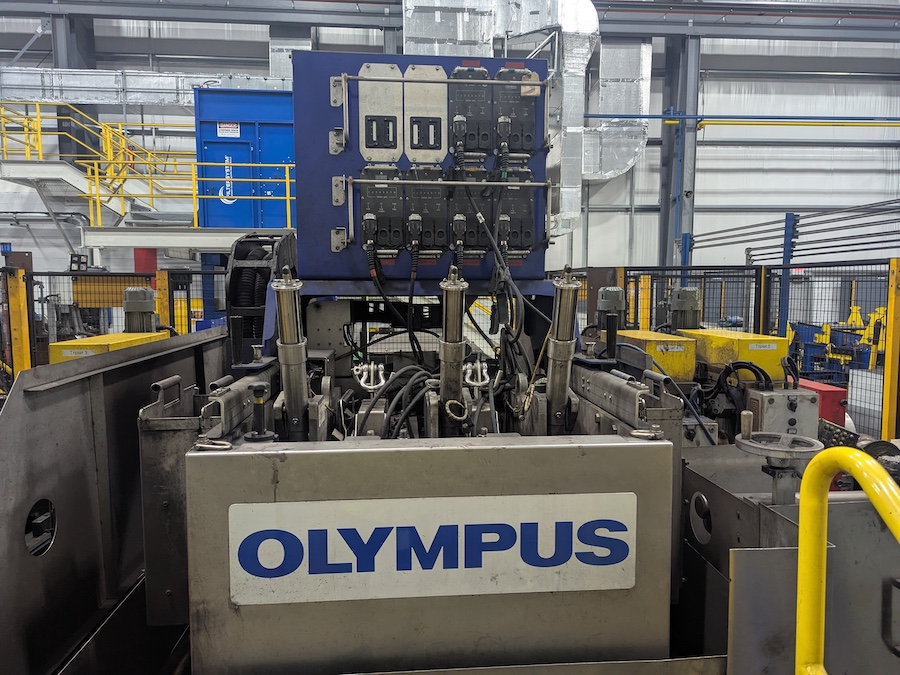 ultrasonic testing machine by Olympus