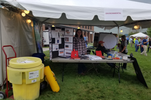 Environmental booth at Charter Fair