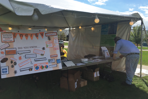 Energy booth at Charter Fair