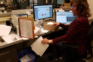 Charter Steel employees recycle office paper